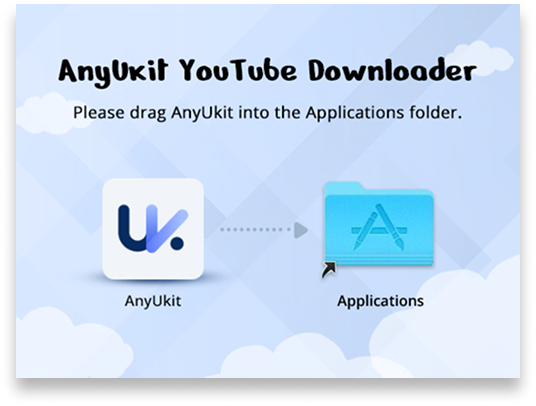 Drag and drop the app to Applications folder