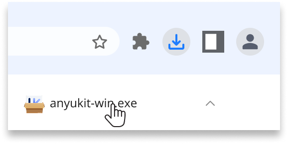 Open the .exe file